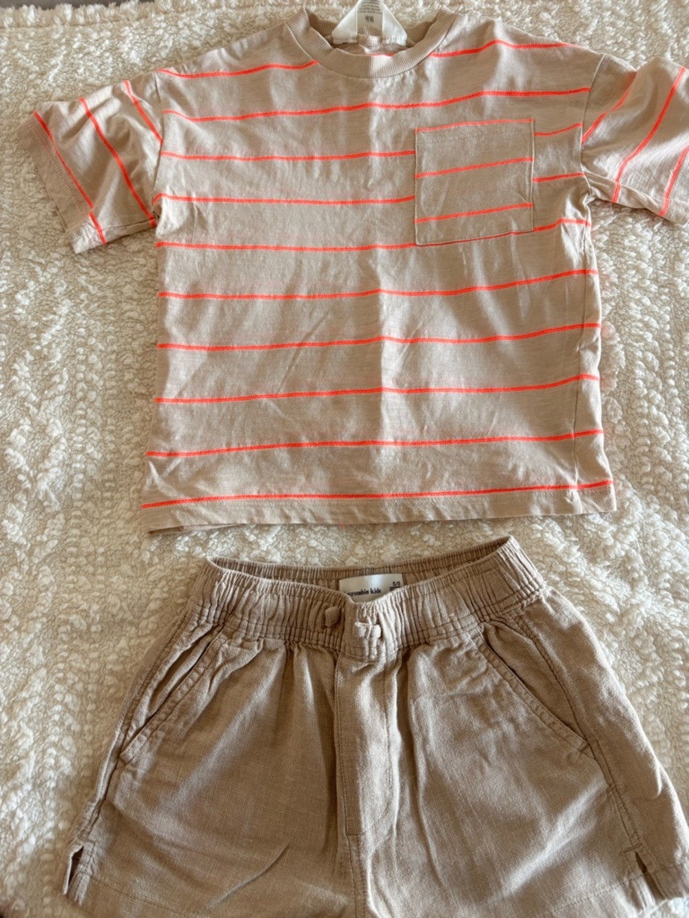 Abercrombie Boys Shorts, H&M Shirt
